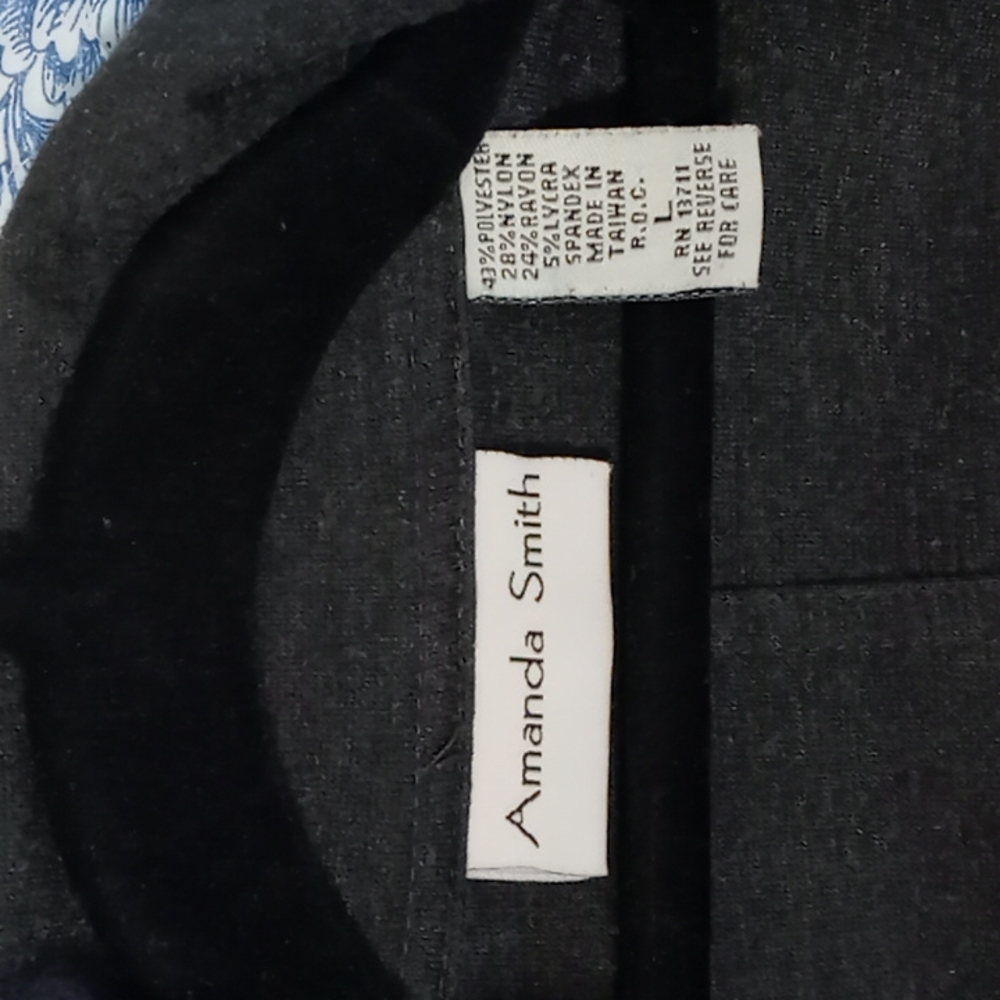 Amanda Smith Large Lightweight Gray Jacket - image 3